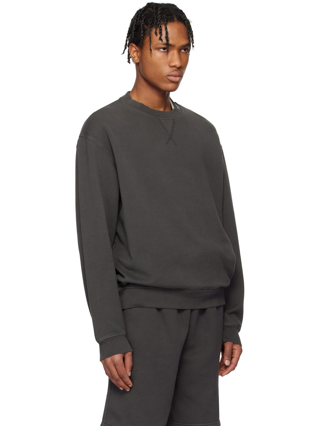 Gray Daily Crew Sweatshirt - 2