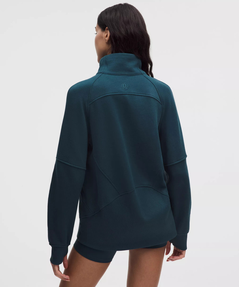 Scuba Oversized Funnel-Neck Half Zip *Long 3