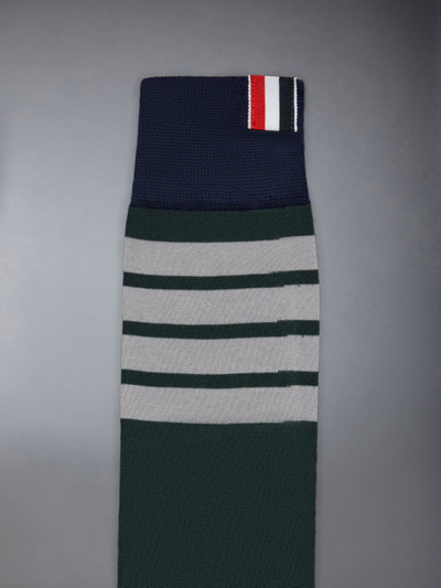 Thom Browne Fun-mix Cotton 4-bar Mid Calf Socks outlook