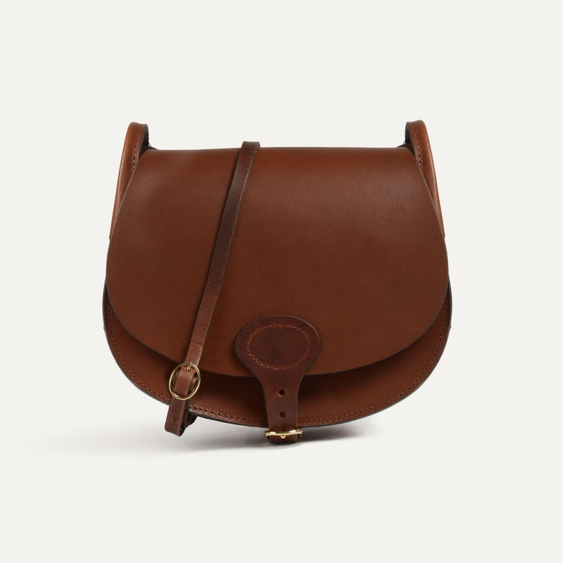 GIBECIÈRE DIANE L / HANDBAG - AMBER BROWN 1