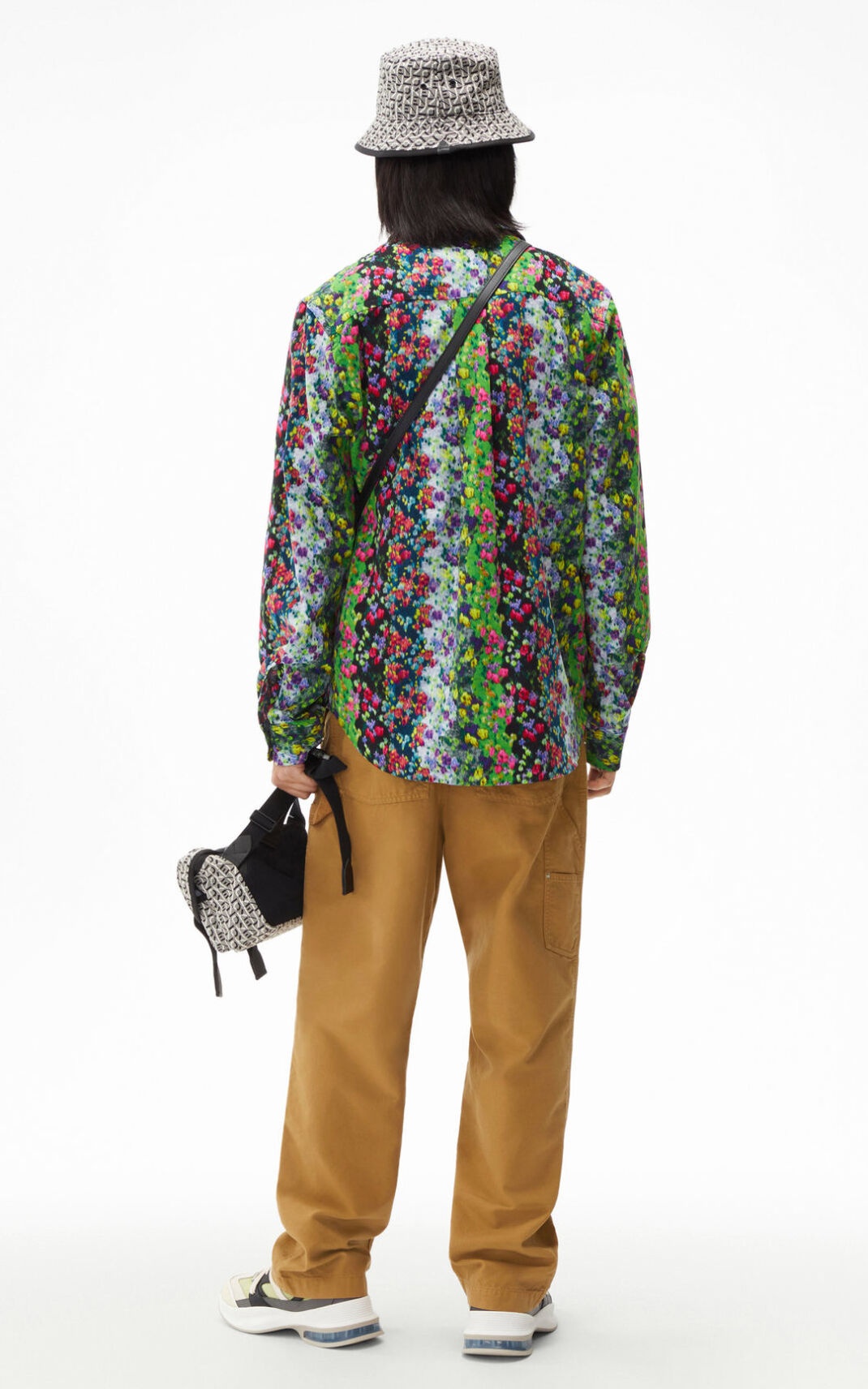 'Blurred Flowers' casual shirt - 4