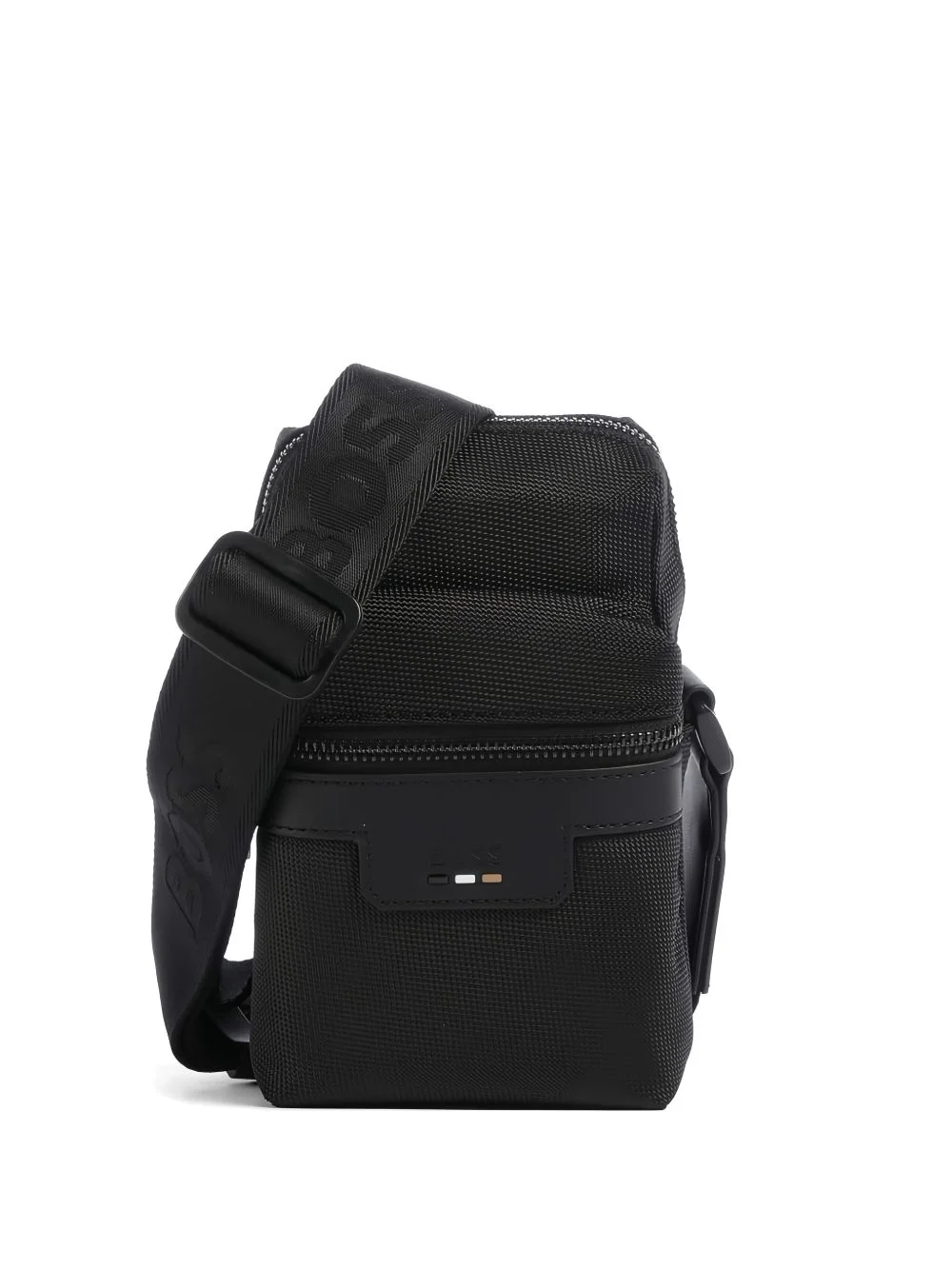 logo-plaque messenger bag - 1