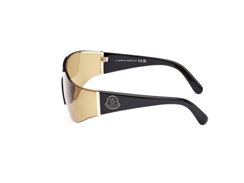 Moncler MONCLER Ombrate Sunglasses Black Gold outlook