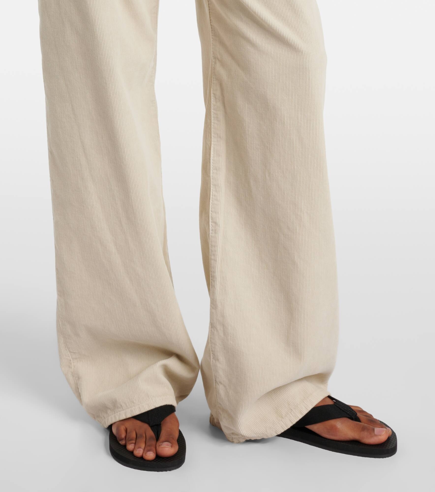 Eglitta cotton corduroy wide-leg pants - 5