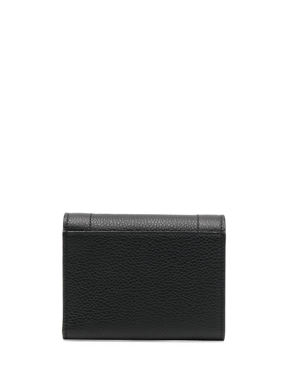 logo-patch leather wallet - 2