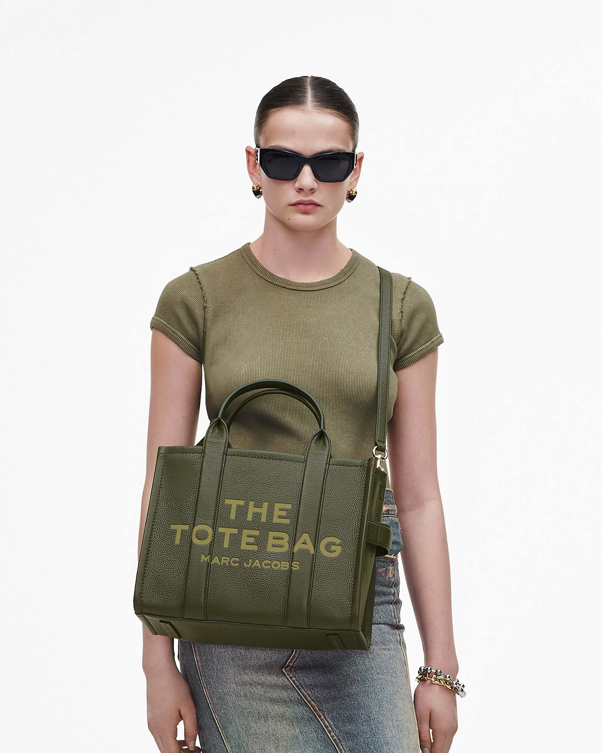 THE LEATHER MEDIUM TOTE BAG - 2