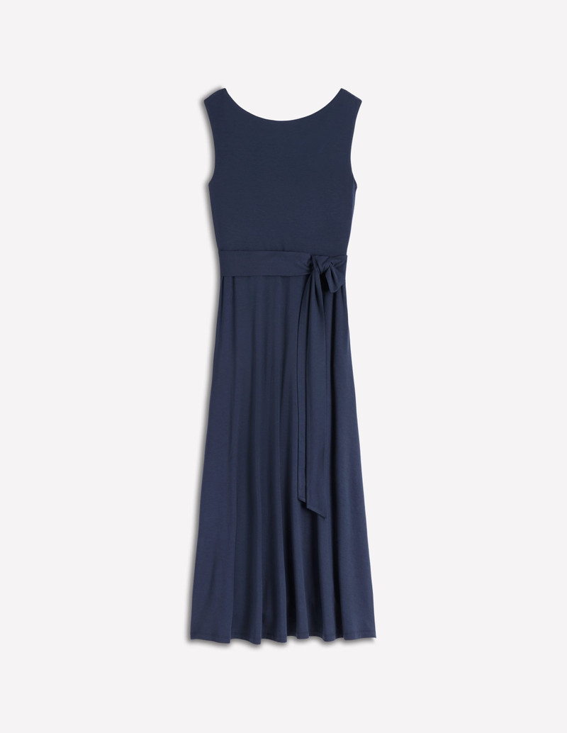 Tamsin Jersey Midi Dress-Navy - 1