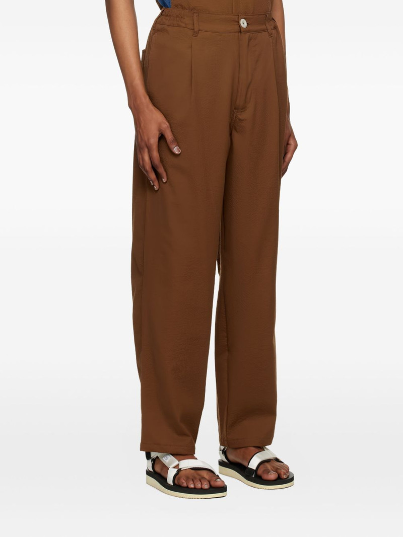 textured stretch-cotton trousers 3