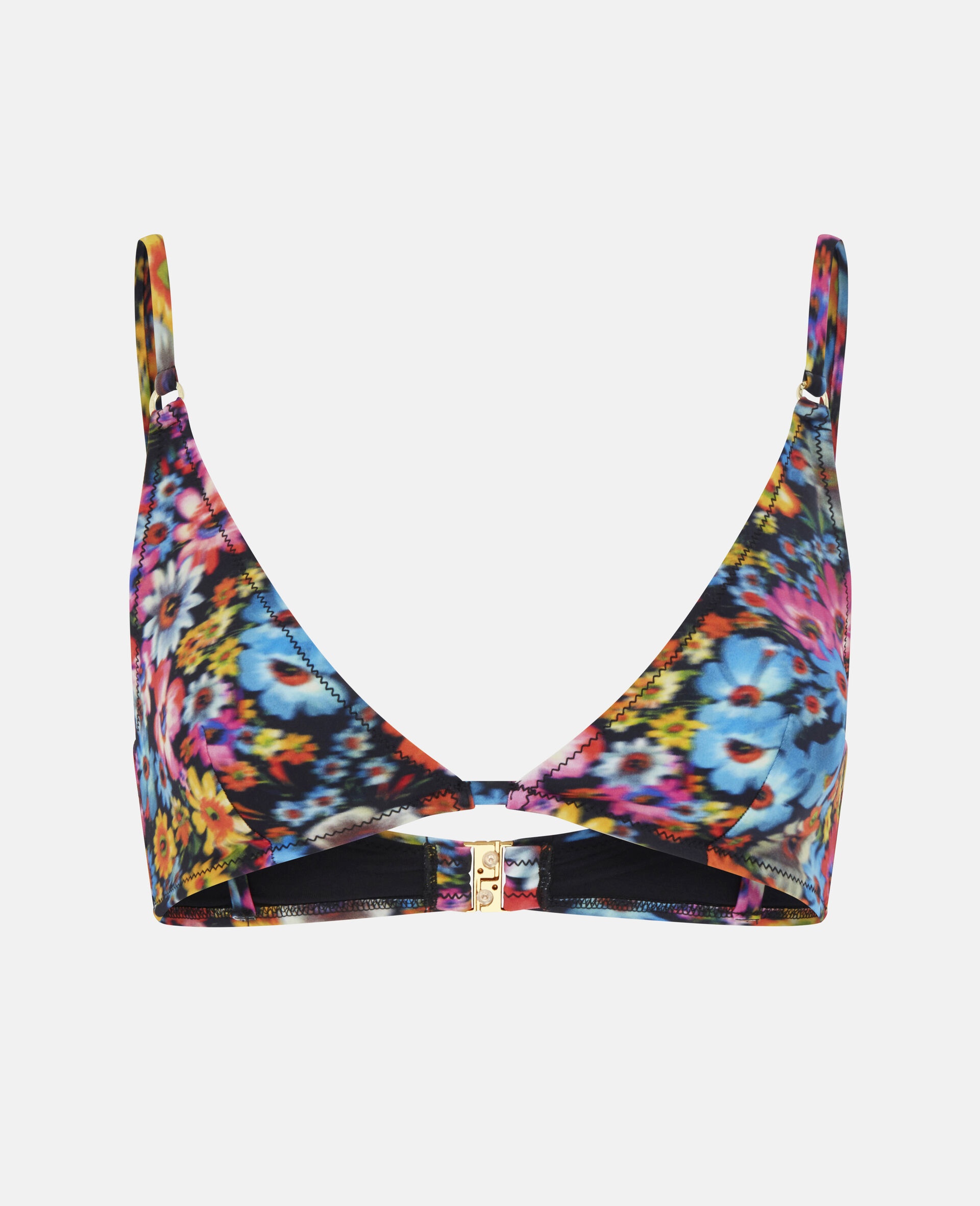 Floral Triangle Bikini Top - 1