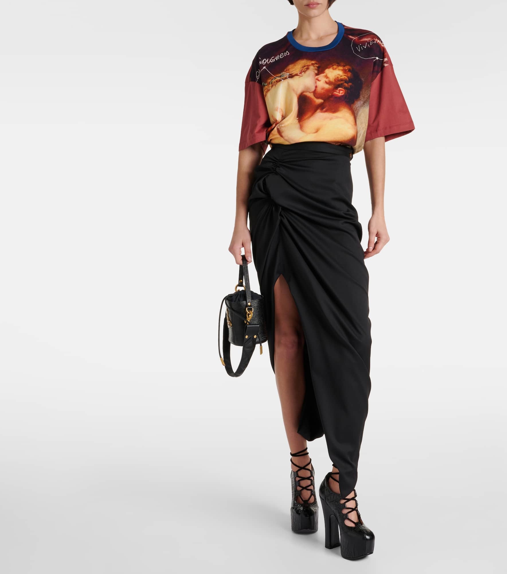 Kiss oversized cotton jersey T-shirt - 2