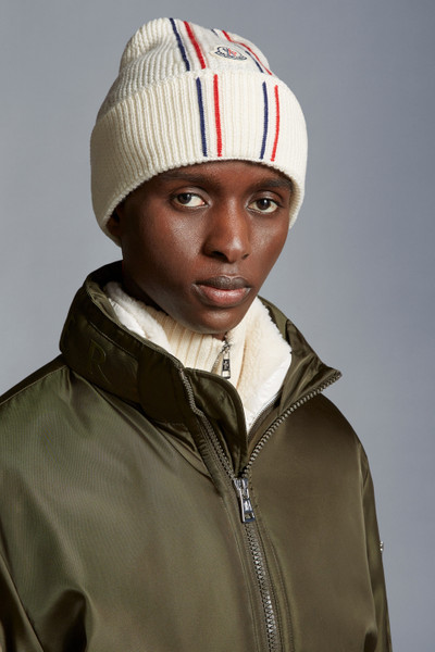 Moncler Tricolor Wool Beanie outlook