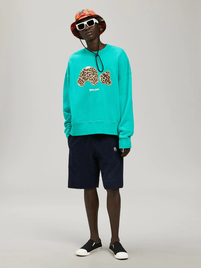 Palm Angels LEOPARD BEAR SWEATSHIRT outlook