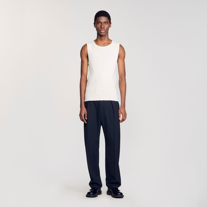 Sandro RIB KNIT VEST TOP outlook