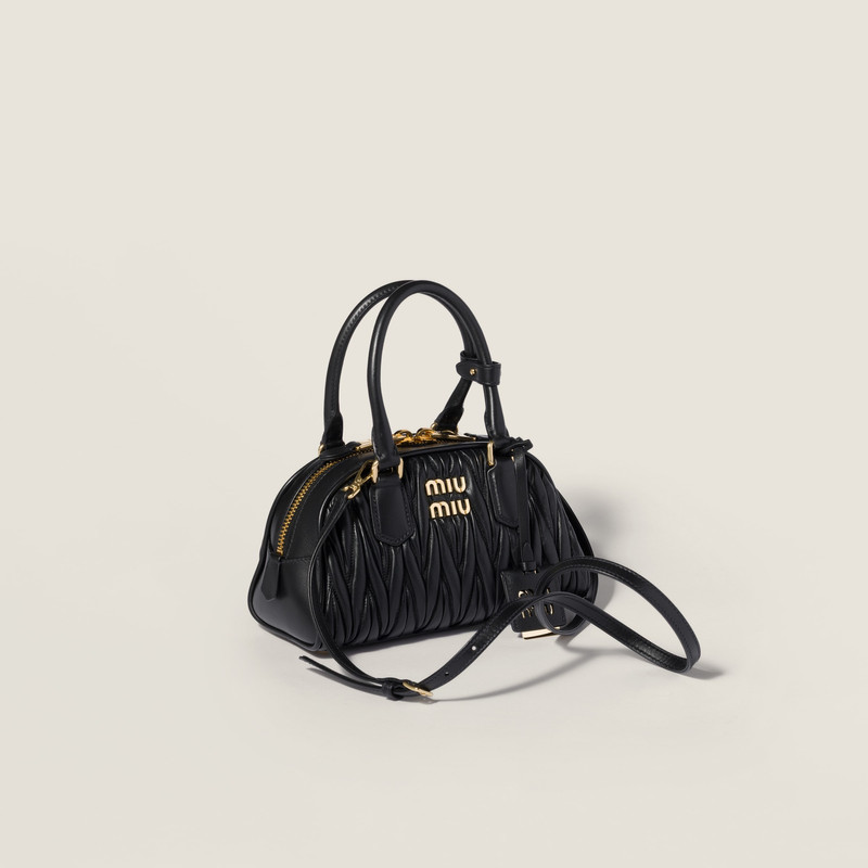 Miu Miu Arcadie matelassé nappa leather bag outlook