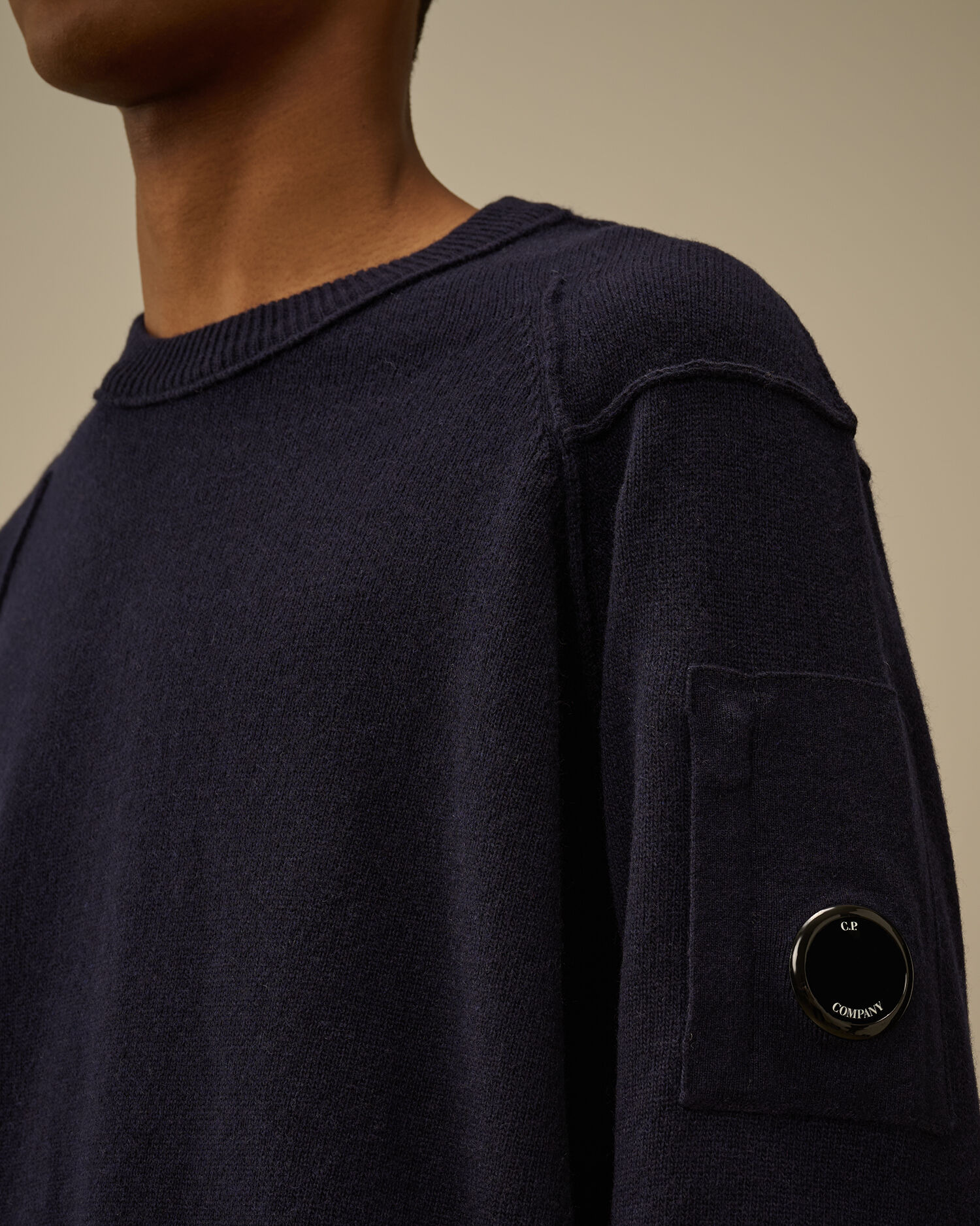 Lambswool GRS Crewneck Lens Sweater - 5