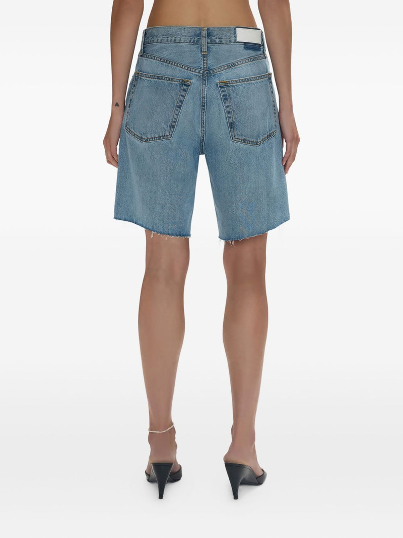 90s Comfort frayed-hem denim shorts 3