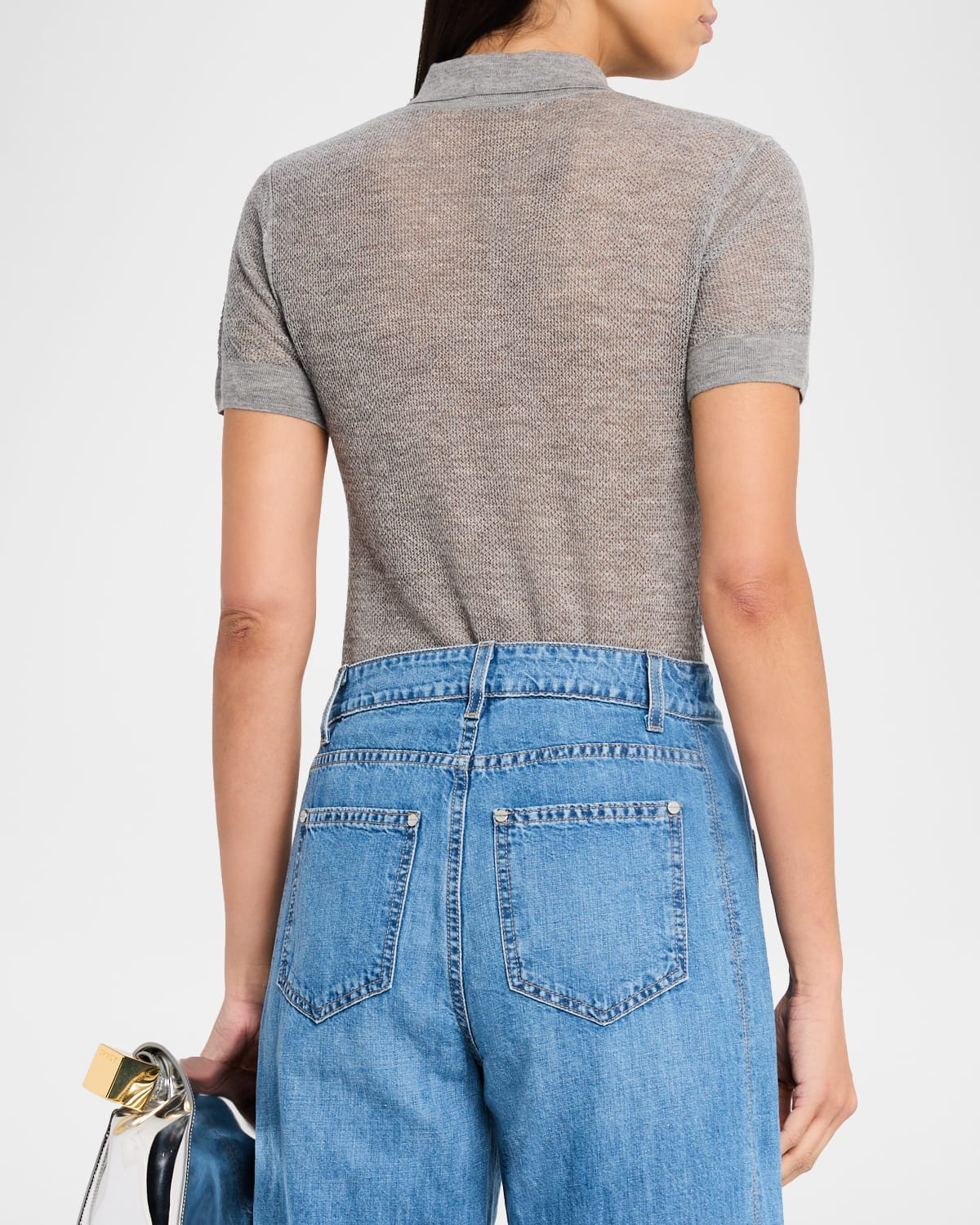 Gauze Cashmere Polo - 3