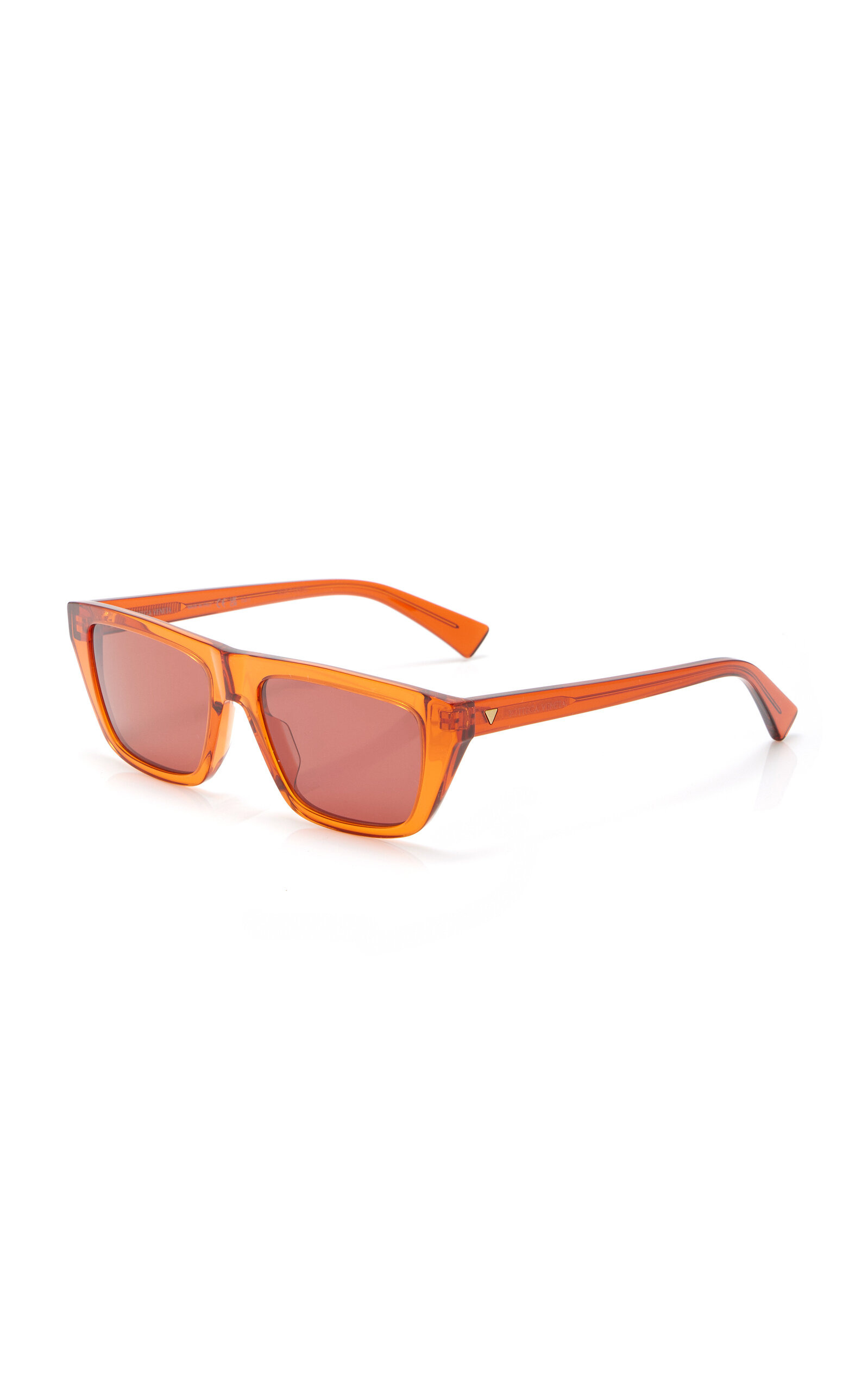 Square-Frame Acetate Sunglasses orange - 3