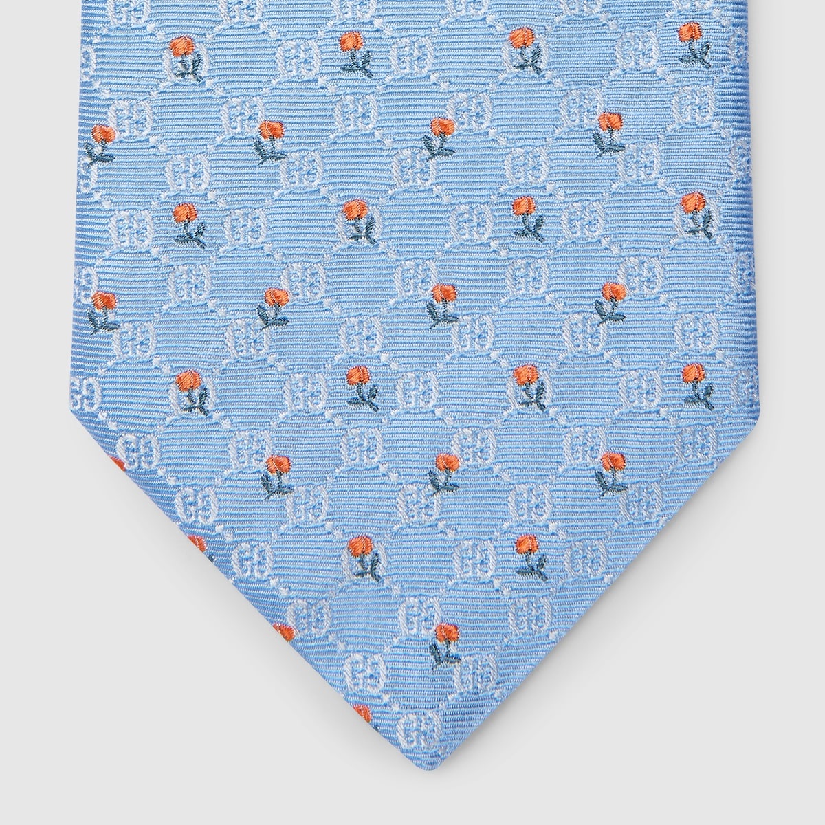 GG silk jacquard tie - 4
