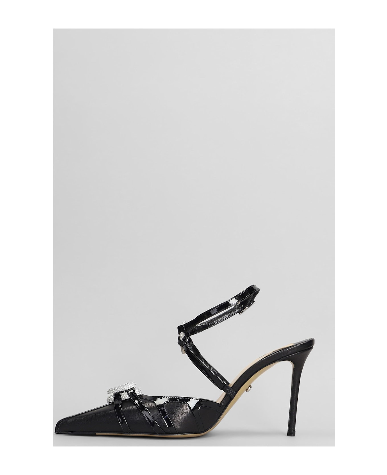 Pumps In Black Leather - 3