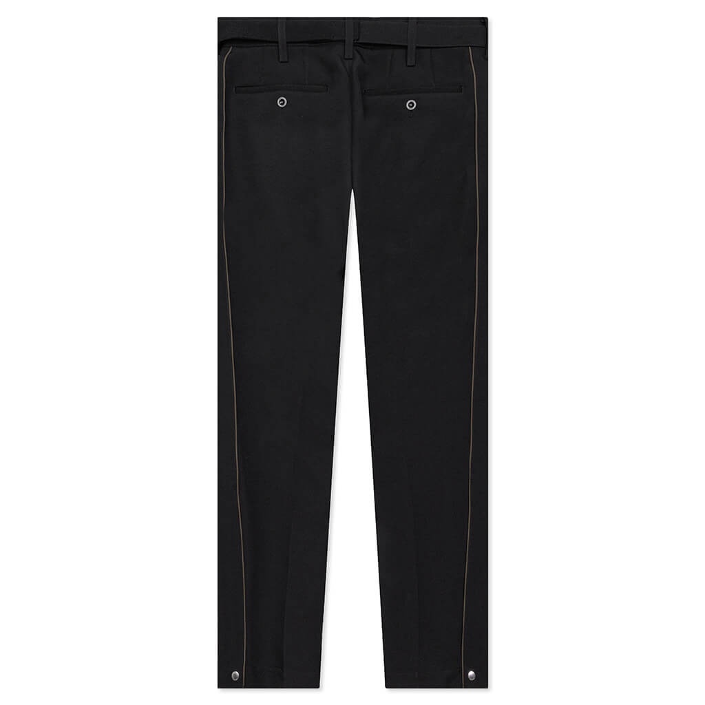 sacai SACAI TECHNICAL JERSEY PANTS - BLACK | REVERSIBLE