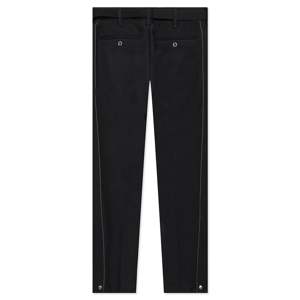 SACAI TECHNICAL JERSEY PANTS - BLACK - 2