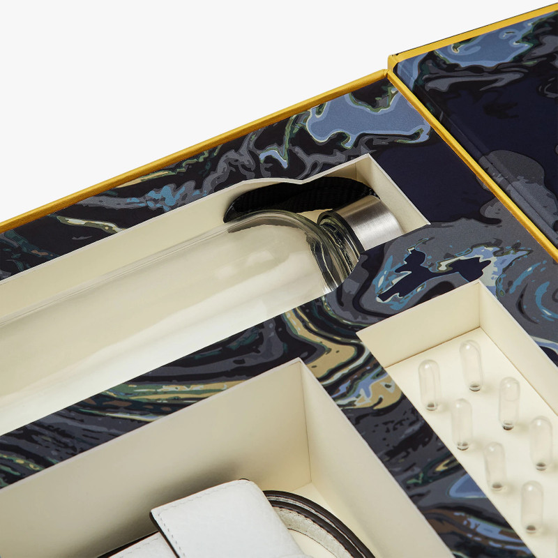 Leather bag with Fendi marbling kit 6