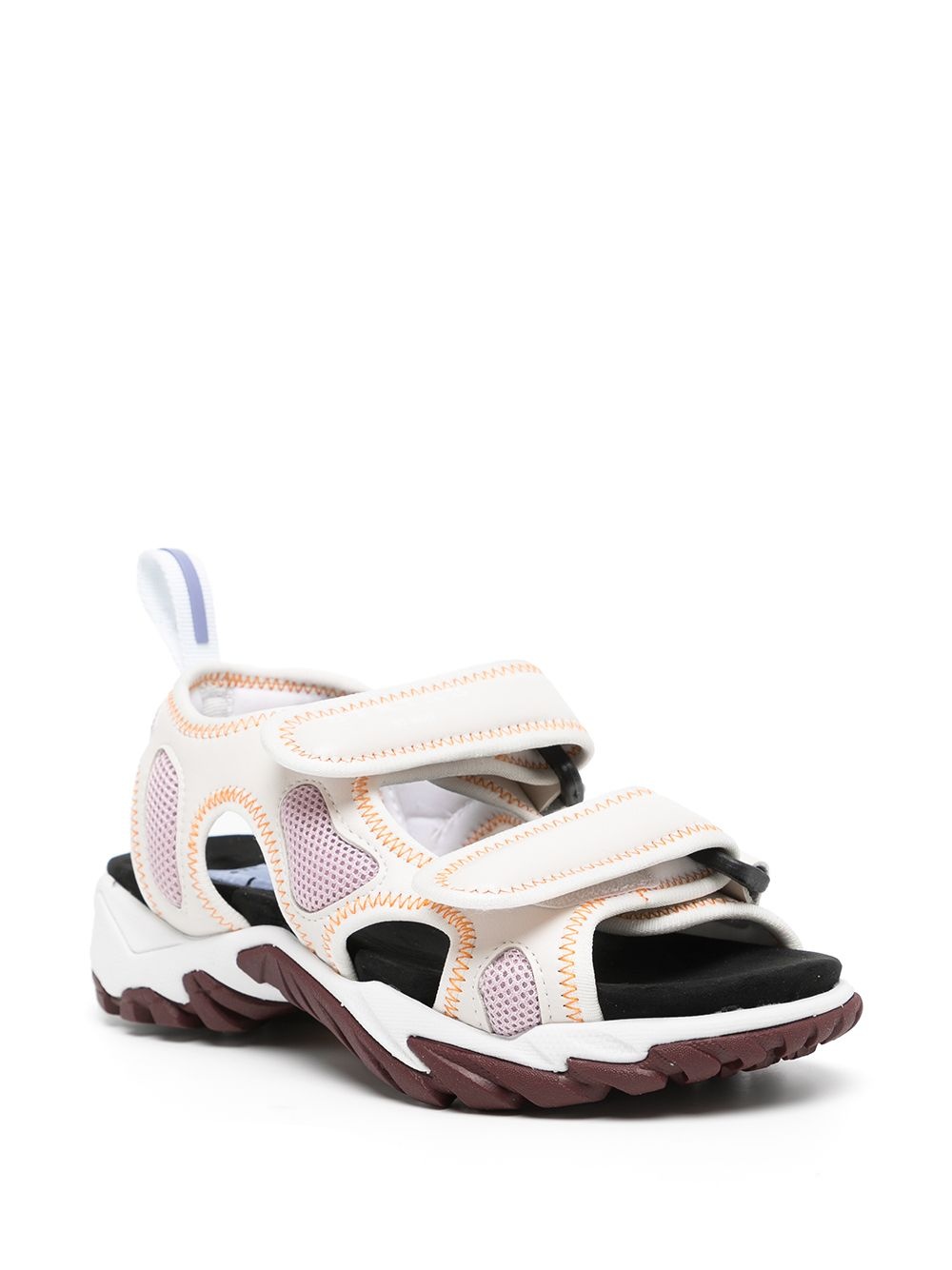 panelled touch-strap sandals - 2