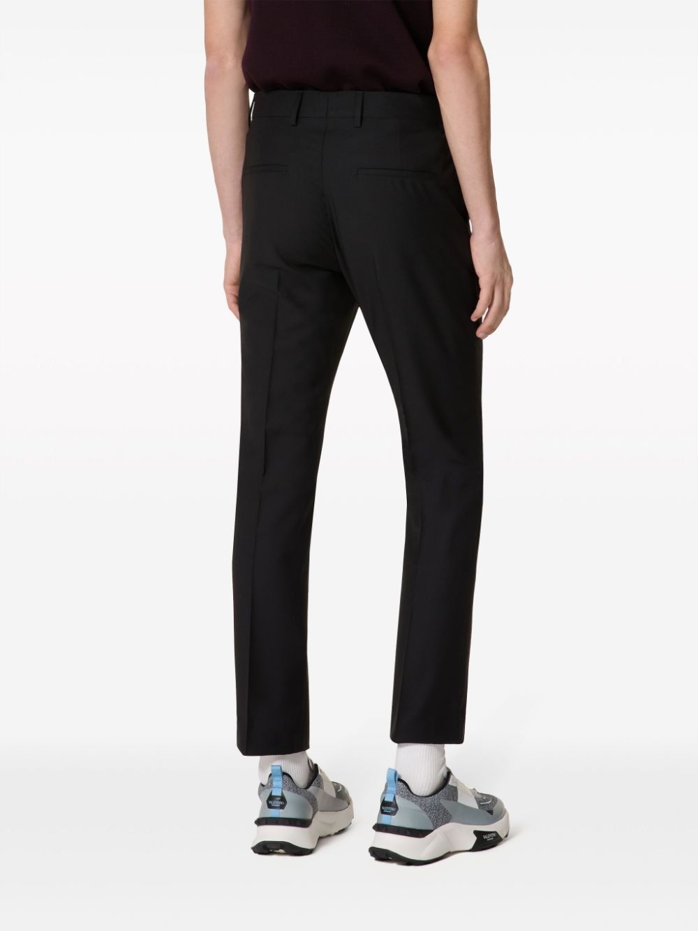 straight-leg tailored trousers - 4