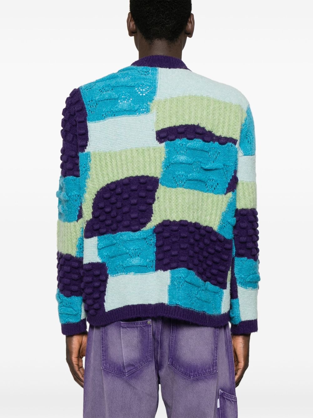 intarsia-knit crew-neck sweater - 4
