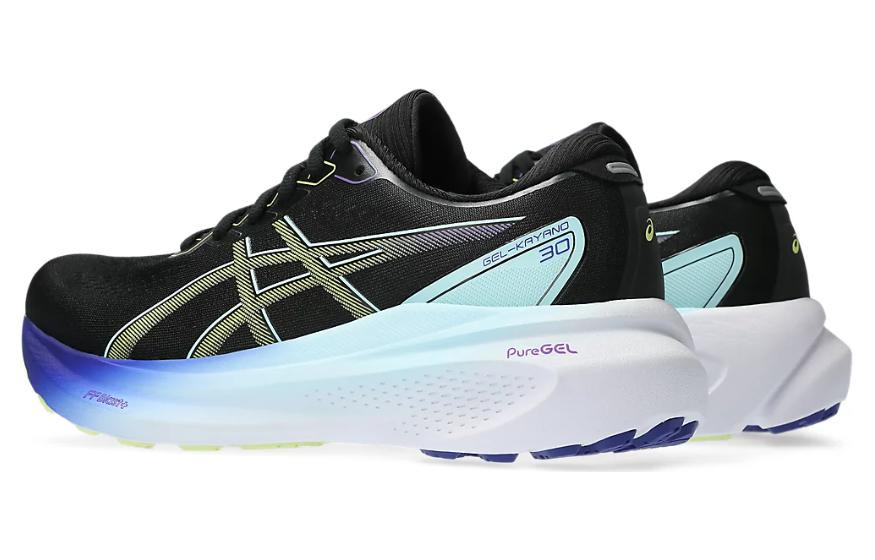 (WMNS) ASICS Gel Kayano 30 'Black Blue Glow Yellow' 1012B357-003 - 4
