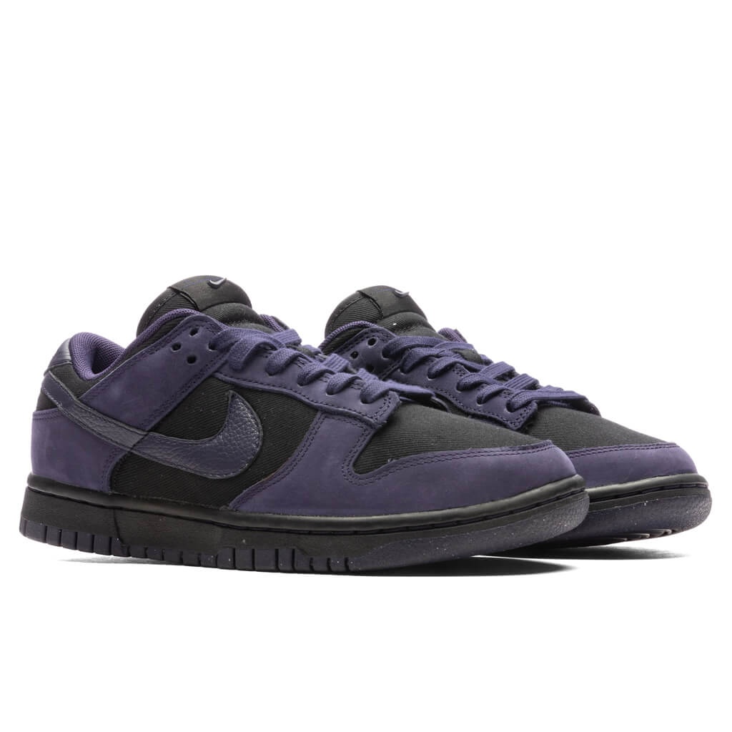 WOMEN'S DUNK LOW INK PURPLE - BLACK/PURPLE INK - 2