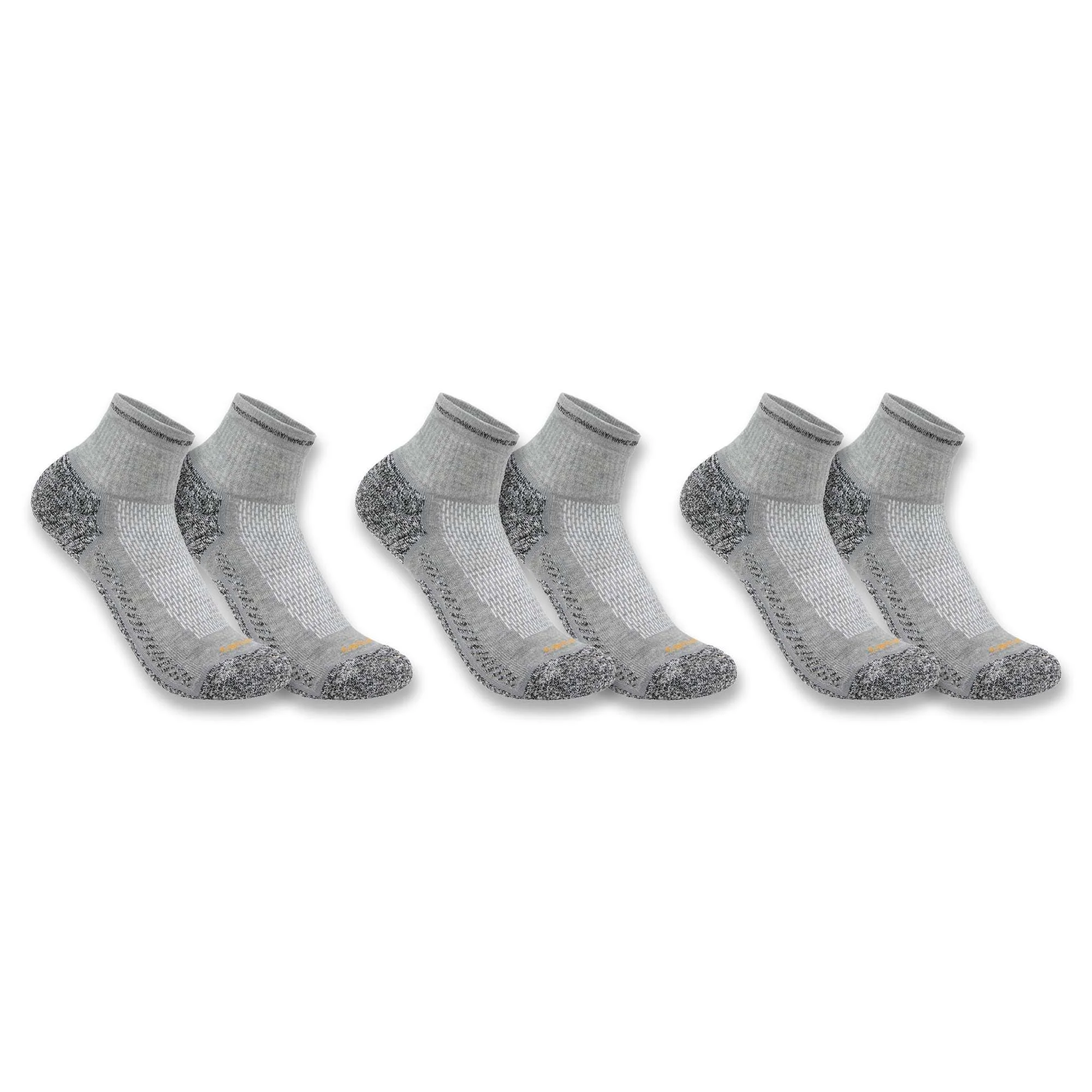 Carhartt Force® Midweight Quarter Sock 3-Pack - 1