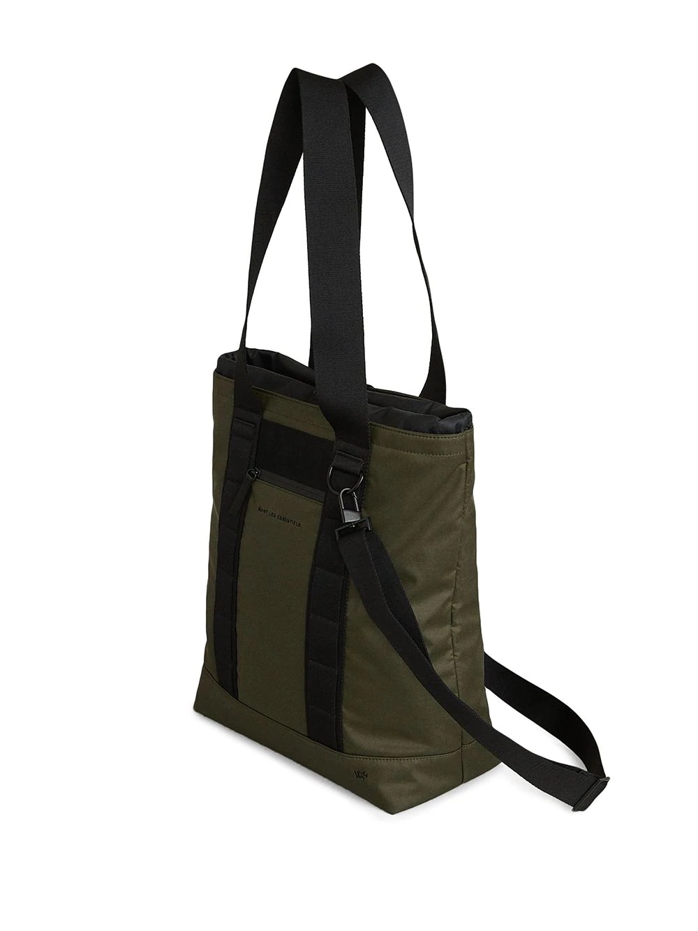 two-tone buckle-fastening tote bag - 2