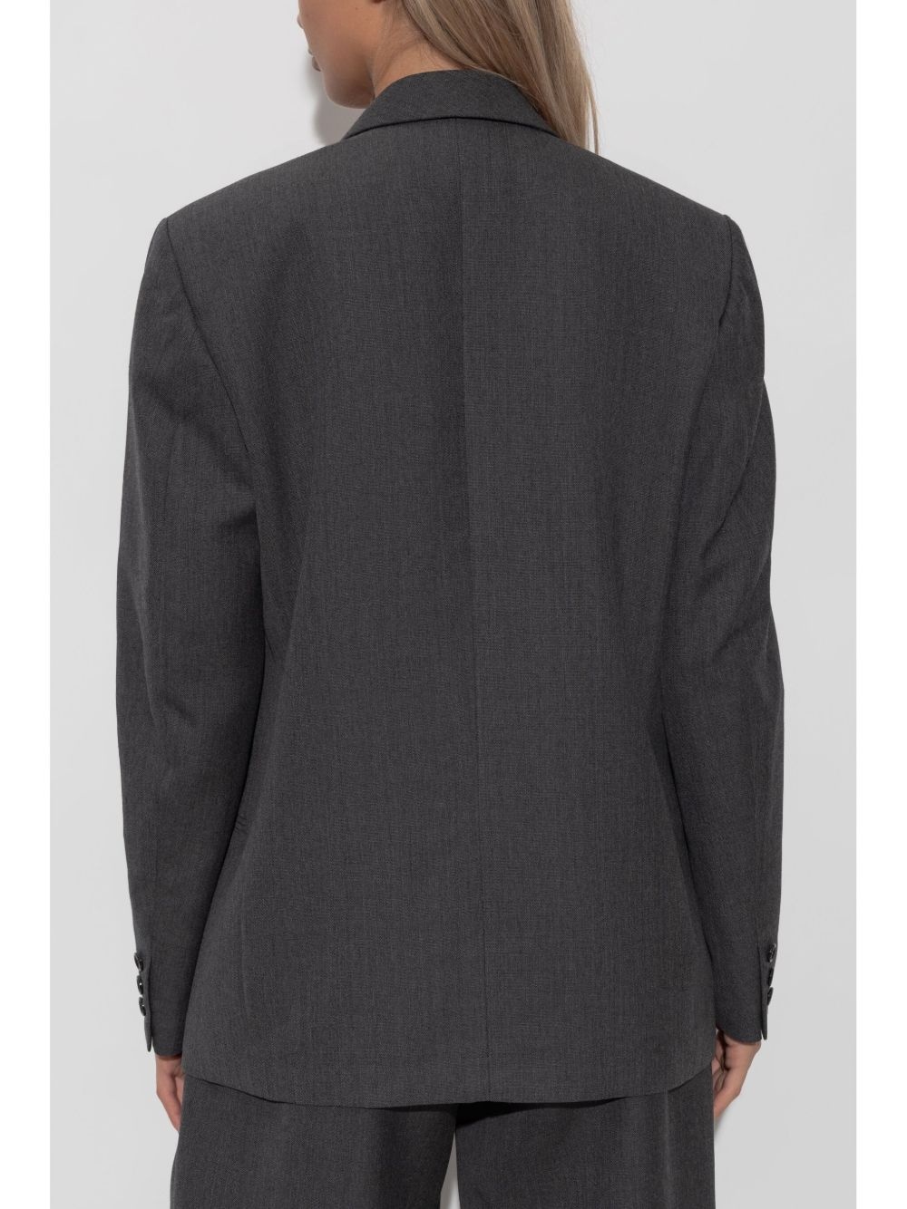 virgin-wool double-breasted blazer - 4