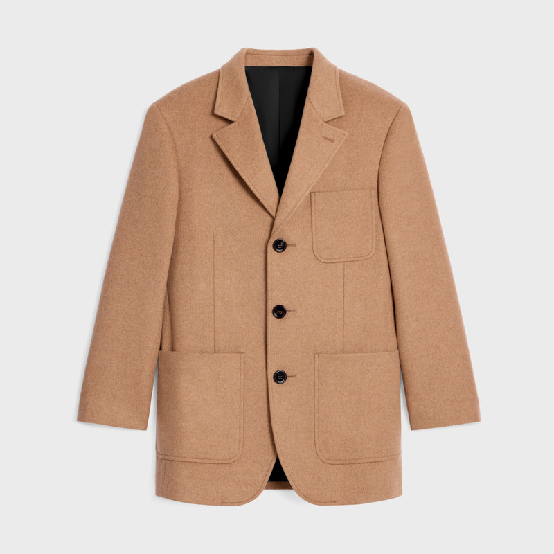 tailored jacket IN cashmere flannel 1