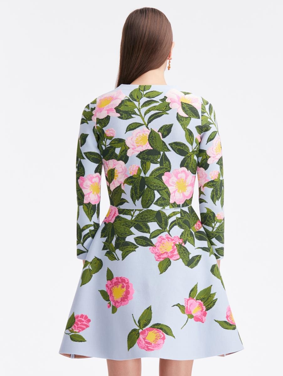 CAMELLIA JACQUARD CARDIGAN - 3