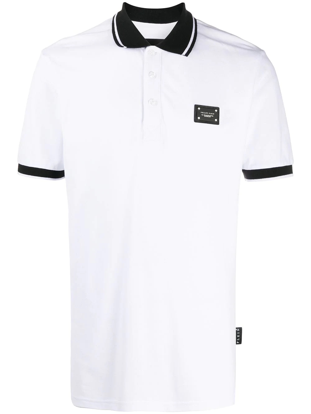 Institutional logo patch polo shirt  - 1