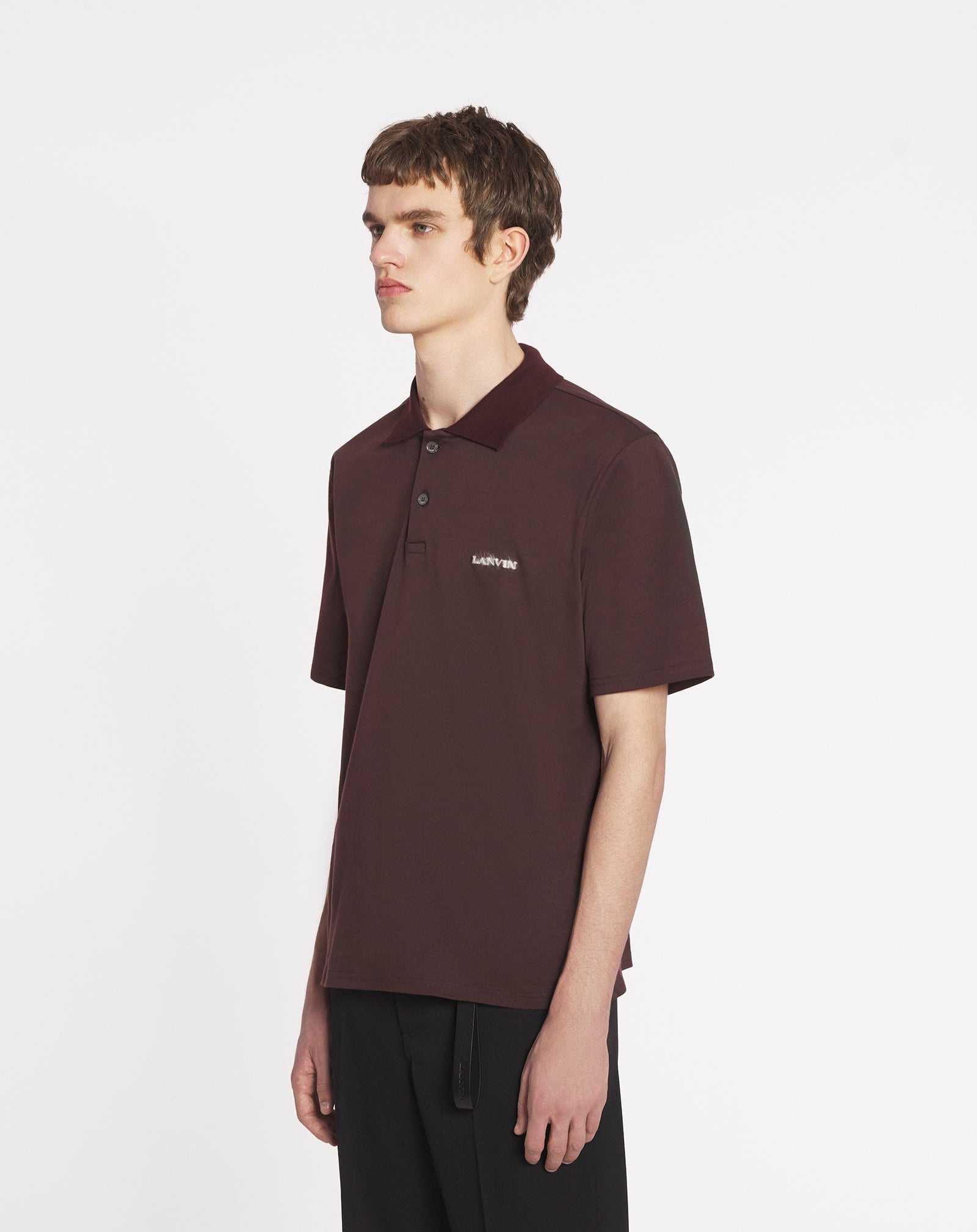CLASSIC POLO SHIRT WITH MOHAIR DETAIL - 3