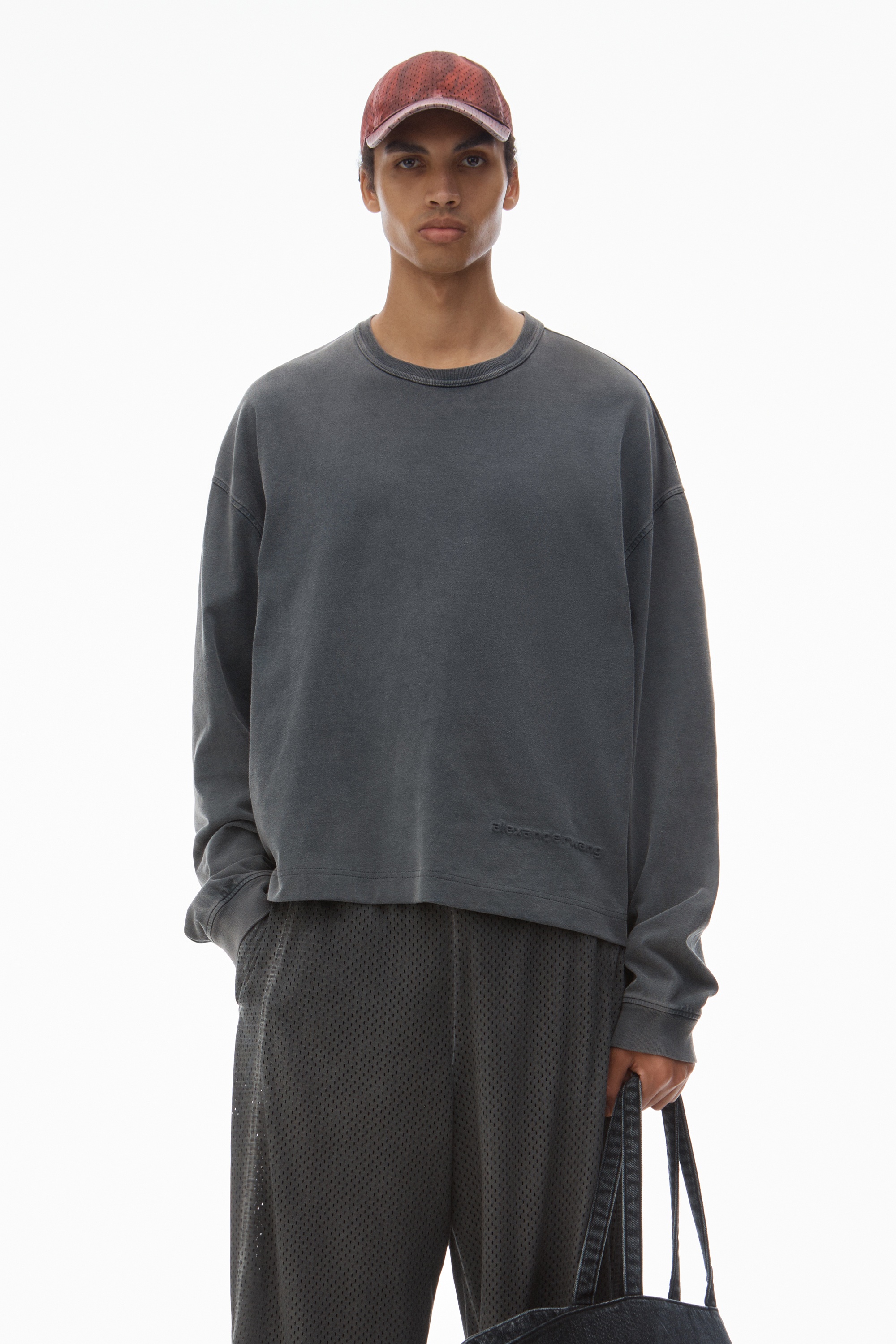 Men's Long-Sleeve Tee in Cotton Jersey - 2