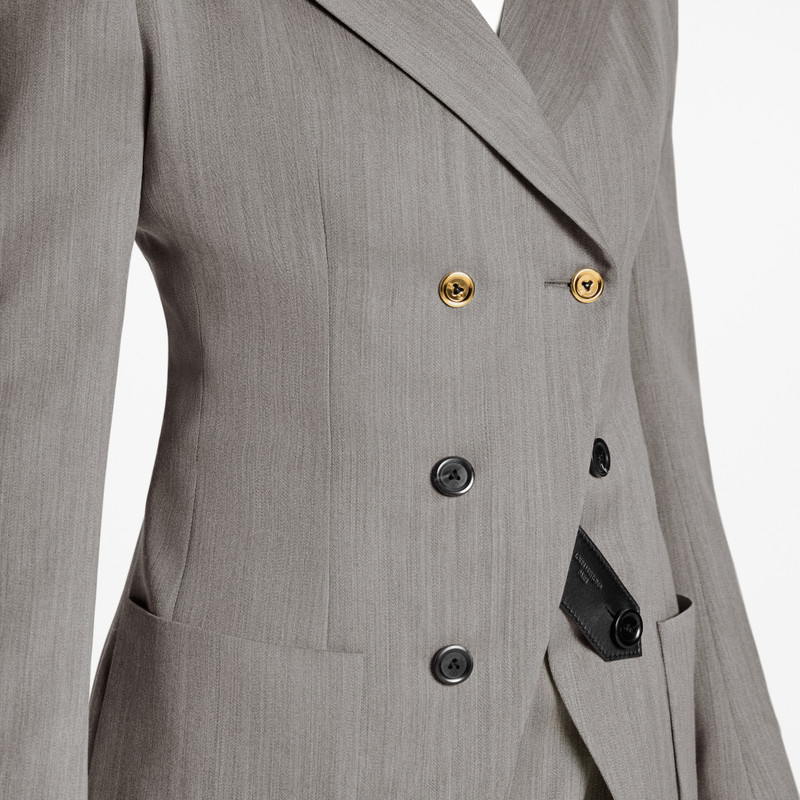 Asymmetrical Double-Breasted Blazer 4