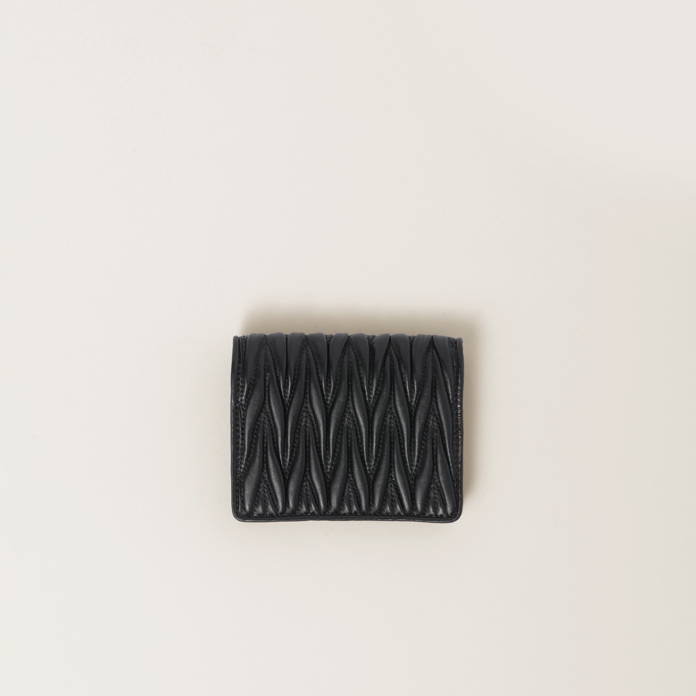 Small matelassé nappa leather wallet - 3