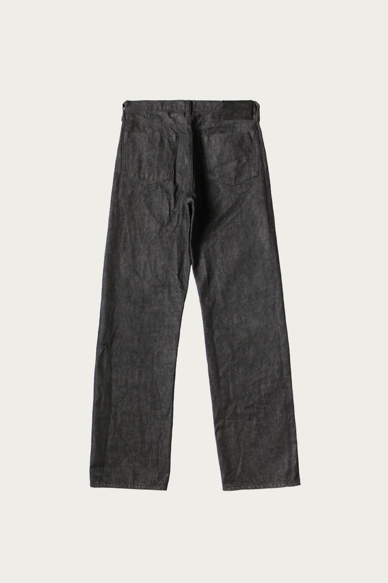 Kapital 14oz BLK Denim 5P MONKEY TH (ZIP Ver.) - Black outlook