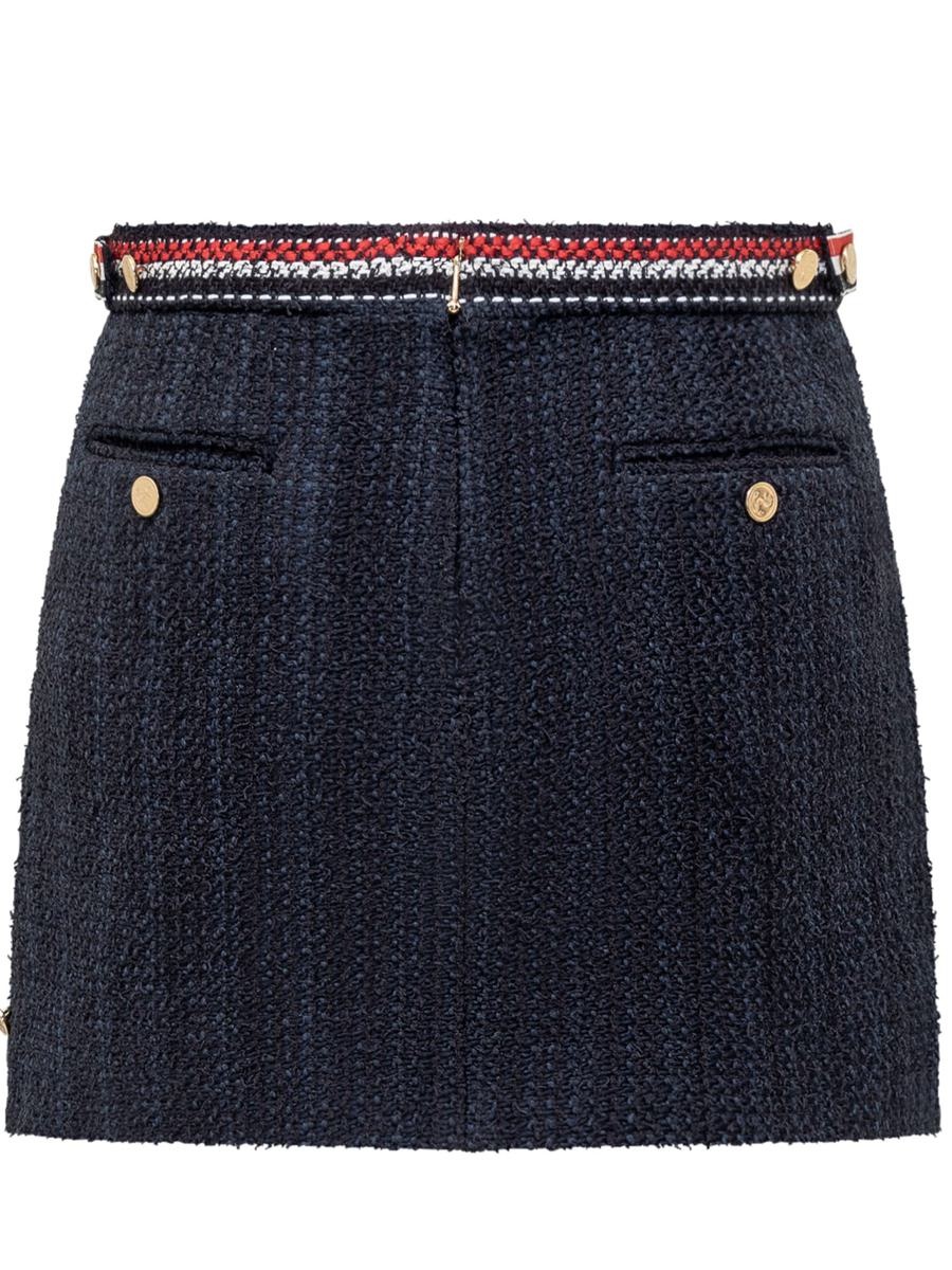 Thom Browne Rwb Skirt In Tweed - 2