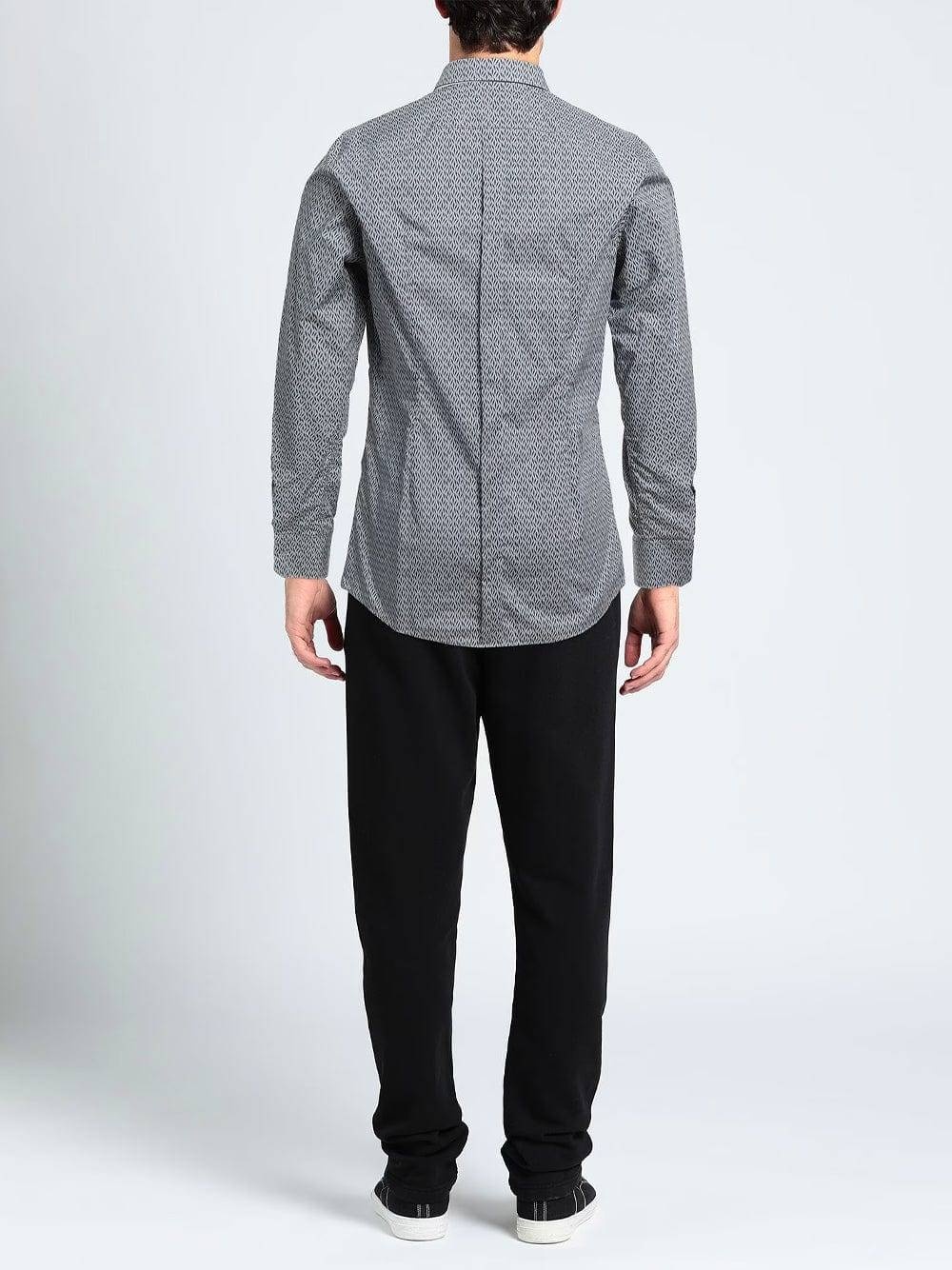 Dolce & Gabbana Gray Check Formal Shirt - 3