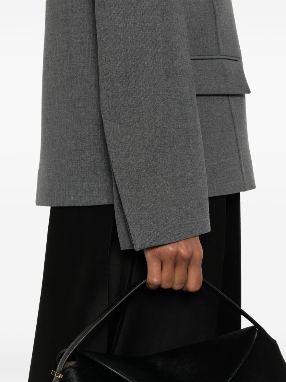 mélange-effect blouse - 5