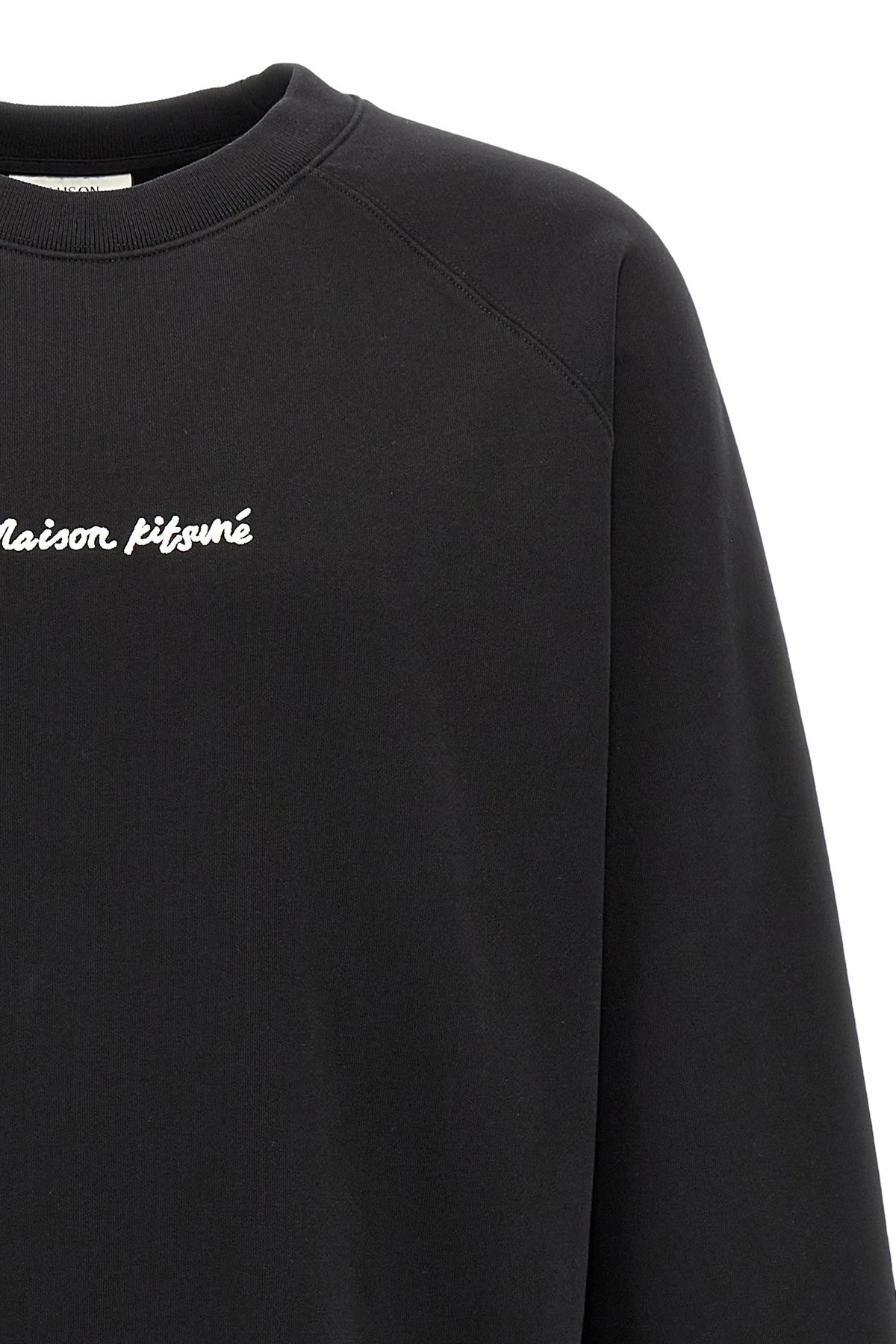 Logo embroidery sweatshirt - 3