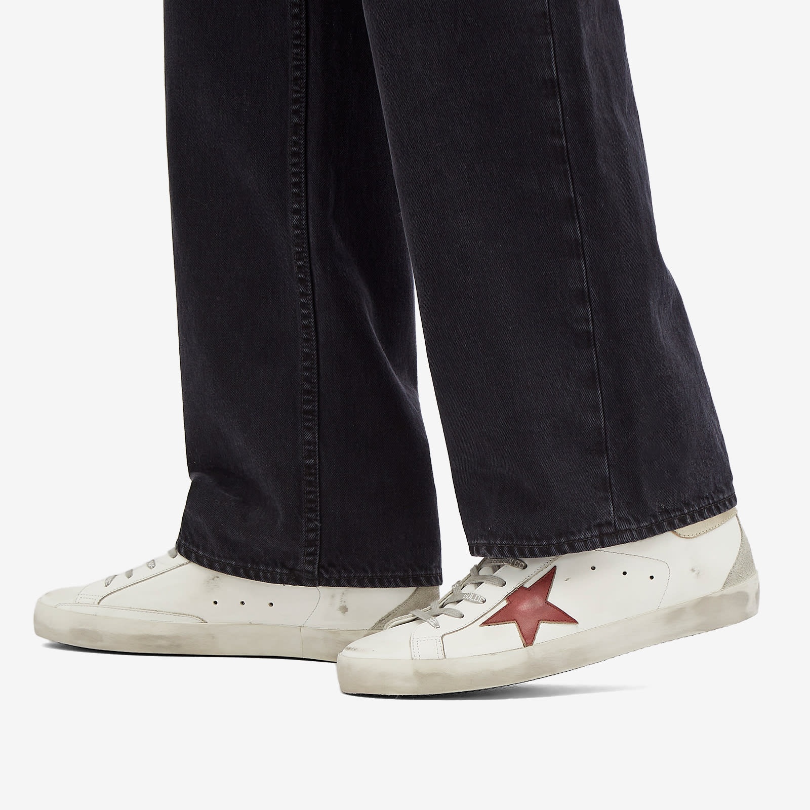 Golden Goose Super Star Leather Sneaker - 6