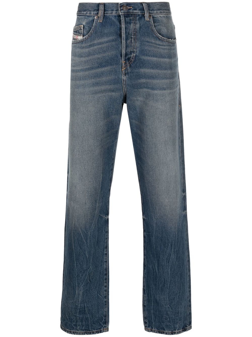 D-Viker low-rise straight-leg jeans - 1