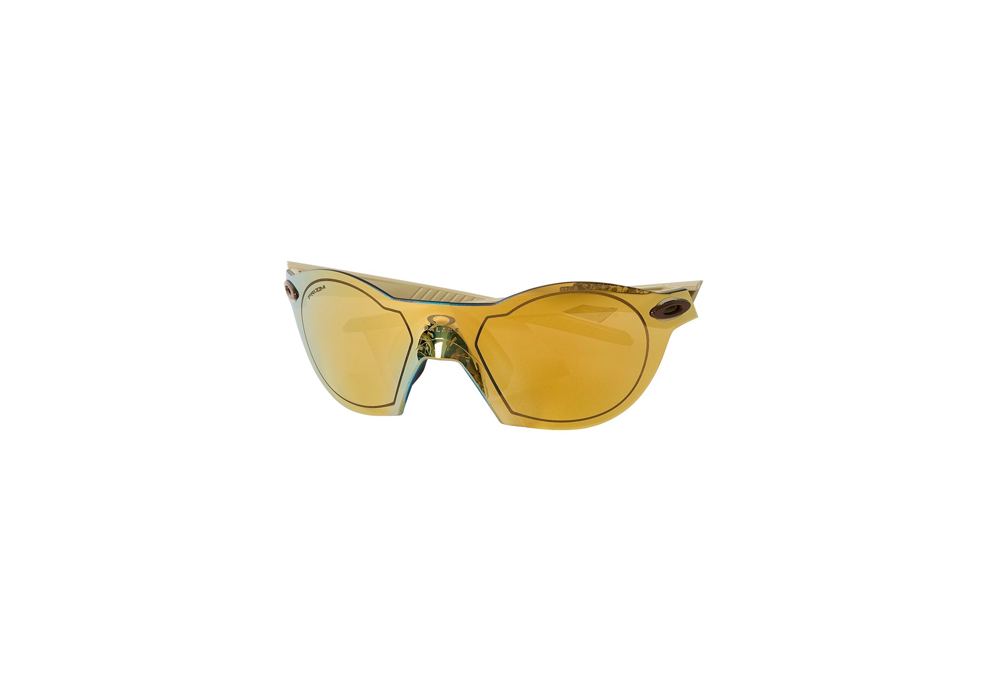 PALACE OAKLEY SUBZERO SUNGLASSES MATT SAND / PRIZM 24K - 3